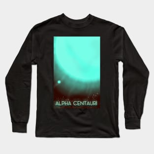 Alpha Centauri Space Art Long Sleeve T-Shirt